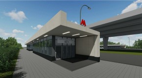 Реконструкция сходов Южного вестибюля станции ВДНХ