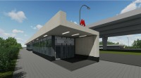 Реконструкция сходов Южного вестибюля станции ВДНХ